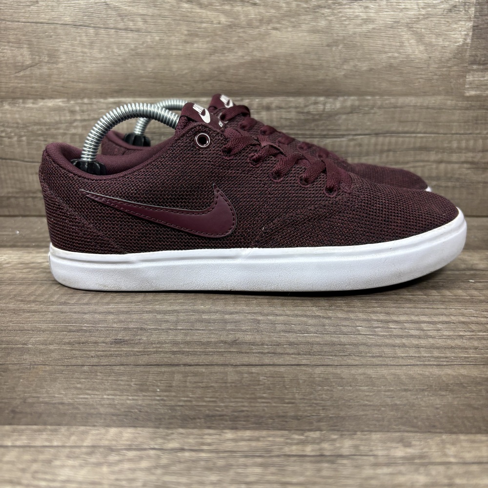 Nike SB Check Maroon Red Womens US Size 6.5 EUR 37.5 921464-600 Sneakers